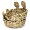 Rabbit Grass Bed Chewing Straw Hamster Nest Pet Hay Bed for Small Animal Bunny Guinea Pigs Chinchilla Sleeping Bed Pet Supplies
