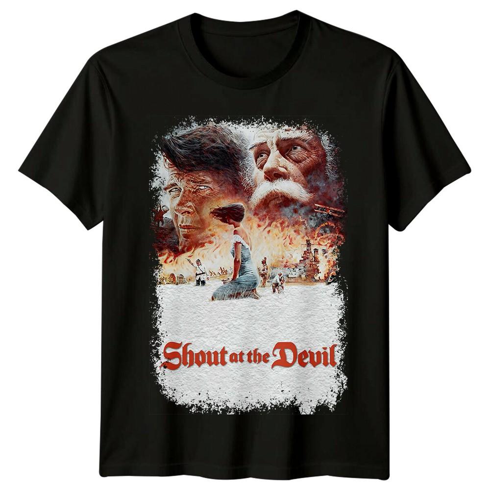 

Кричи на Диявола (1976) Футболка в стилі кінопостеру Ретро футболка Унісекс M
