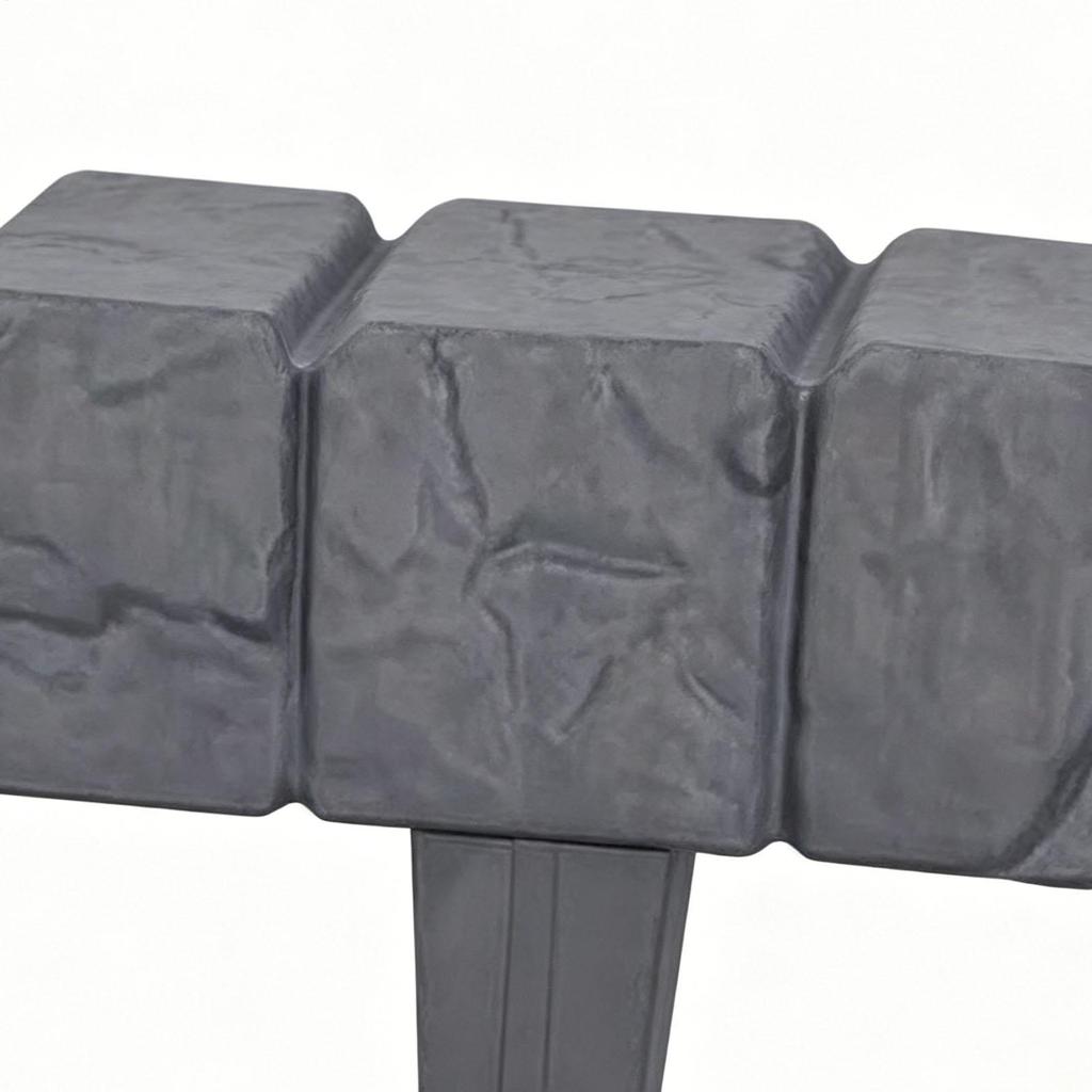 1PC Plastic Garden Edging Border Imitation Stone Fence Panels Patio Outdoor Barrier DIY Lawn Yard Landscape Plant Fence Decor