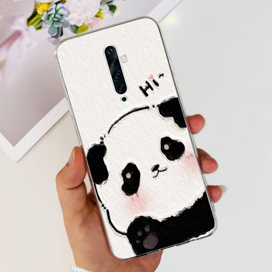 For Oppo Reno 2 2F 2Z Case Luxury Painted Cover Clear Silicone Phone Case For Oppo Reno2 F Reno 2Z Reno2 Reno2F Reno2Z Soft Bags