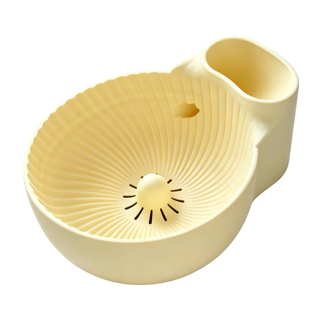 2026 Rotating Berry Washing Bowl with Drainage Holes 360 Degree Spin Colander with Center Cone for Washing Draining and Serving Berries and Vegetables
