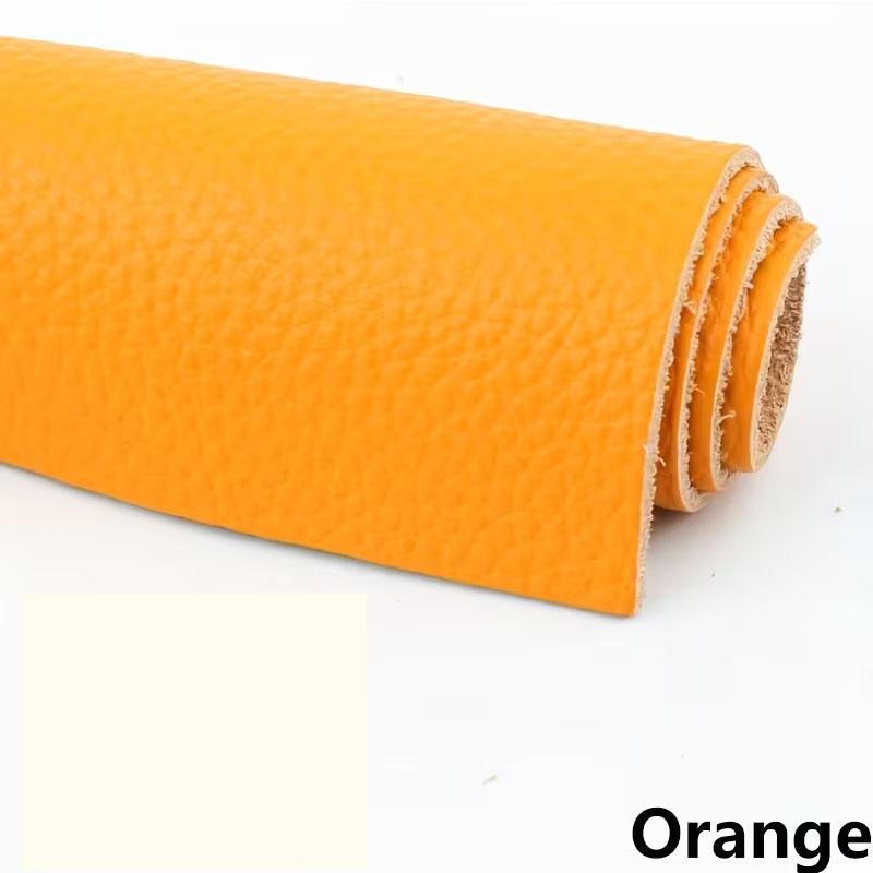 20 color head layer cowhide genuine leather material 1.5mm thickness lychee pattern genuine cowhide handmade DIY headboard sofa