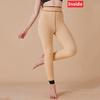 Damelights med termisk fleecefôr, Vintervarme leggings med fot