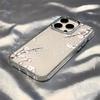 Full Screen Small Yellow Flowers Clear Phone Case For IPhone 17 Air 16 15 14 13 12 11 Pro Max XR X XS 7 8 Plus Silicone Cover