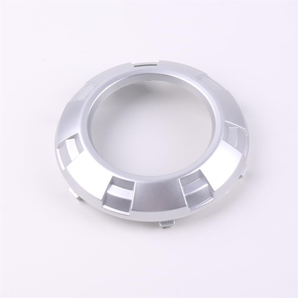 2X Front Fog Light Lamp Cover Silver For Mitsubishi Pajero Montero L200 Triton