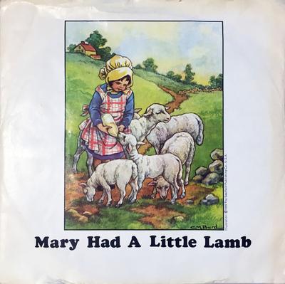 7inch Record WINGS - Mary Had A Little Lamb R5949 Apple Records 1972 UK Rock Used