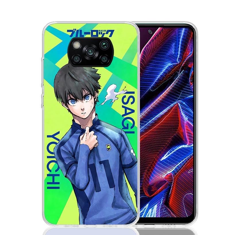 Hot Anime Blue Lock Phone Case For Xiaomi Poco X7 X6 X5 Pro F7 Ultra Redmi 15C 15 13 13C 12 12C 10 10A 10C 9 9A 9C 9T Cover Poco