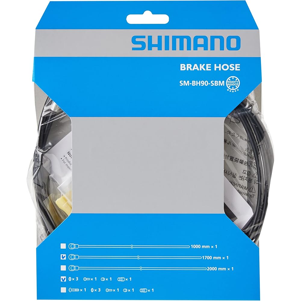 Shimano SM-BH90 SBM A Black 1700mm Brake Hose Assembly Generic Bike Component