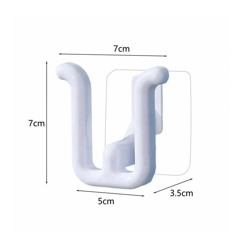 1/3 Pcs Slipper Rack Self-adhesive Bathroom Simple Slipper Hook Toilet Drainage Rack Wall Mounted Bedroom Storage Hook Shoe Drying Rack