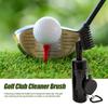 Čisticí kartáč na golfové hole se zasouvacím klipem Vodotěsný kartáček na čištění golfových holí Příslušenství na čištění golfových holí pro muže golfisty