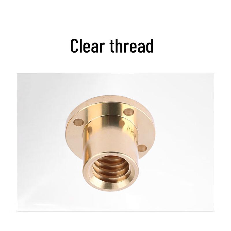 Brass Round Flange T-Type Trapezoidal Screw Nut