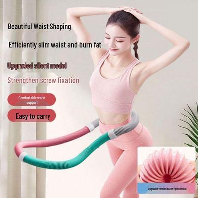 Silent Weighted Hula Hoop for Women - Abdominal Toning & Waist Slimming