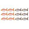 6 Pcs Fish Shaped Foil Balloons Realistic Carp Balloons for Fishing Themed Birthday Party Baby Shower Supplies