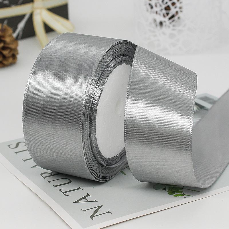 25Yards/Roll 40mm Satin Ribbons DIY Bow Handmade Gift Packing Artificial Silk Roses Crafts Supplies Sewing Accessories Material