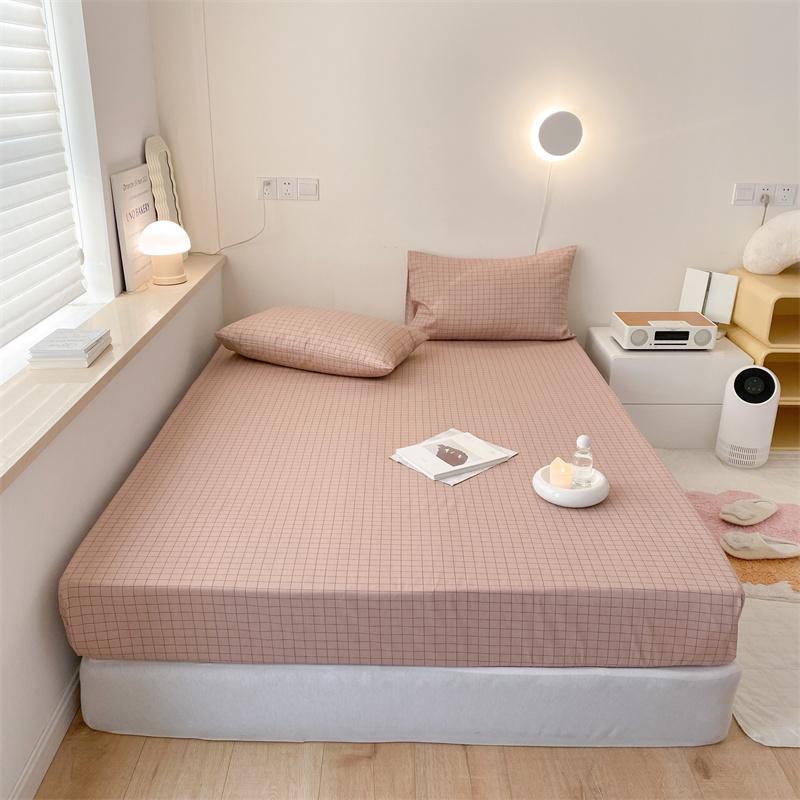 100% Cotton Fitted Sheet Cartoon Style Bed Cover Skin-friendly Bedsheets Single Size Bed Linen Sabanas Para Cama (No Pillowcase)