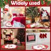 Father Christmas Faux Cashmere Carpet Soft Absorbent Bathroom Floor Mats Bedroom Living Room Carpet Home Decoration