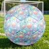 1pc Ocean Treasures Themed Soccer Ball, Size 5, Lightweight PVC Material, Outdoor Training Soccer Ball Gift. Q62225