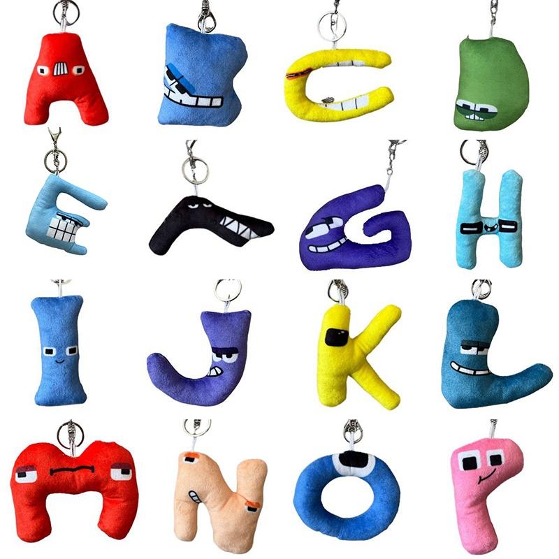 Cozy Alphabet Lore Plush Pendant Doll Baby Educational Toy Home Decor Xmas Gift