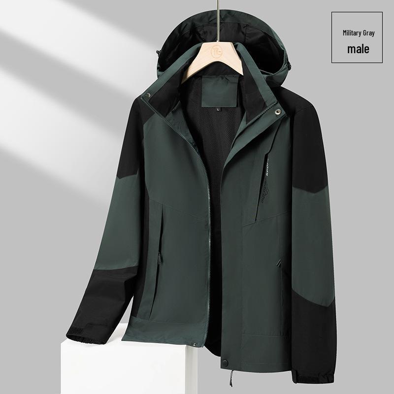 Unisex Waterproof Windproof Rain Jacket for Spring/Autumn - Lightweight Outdoor Travel & Mountaineering Coat