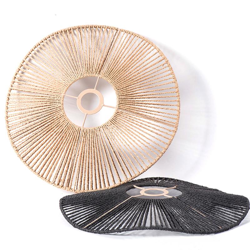 1PC Accessory DIY Household Cover Adornment Creative Decoration Retro Imitation Rattan High Quality Pastoral Style Lampshade