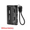 PD 20W Power Bank Casing Fiber Optic Ups Uninterruptible Power Supply For 21700 Lithium Battery DIY Power Bank Battery Box