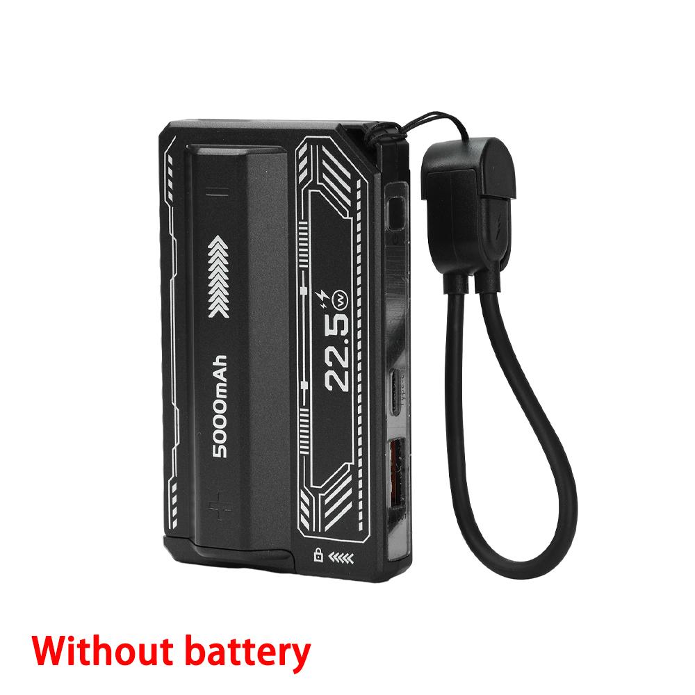 PD 20W Power Bank Casing Fiber Optic Ups Uninterruptible Power Supply For 21700 Lithium Battery DIY Power Bank Battery Box