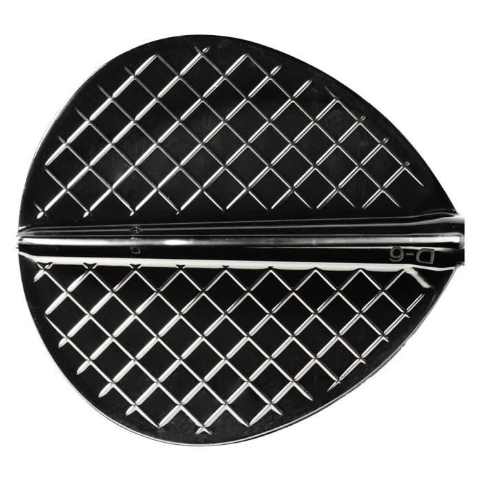 Cosmo Darts Flechettes Flightss Flights Pro D-6 Black