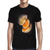 1Tee Mens Moon with Orange Inside Space T-Shirt