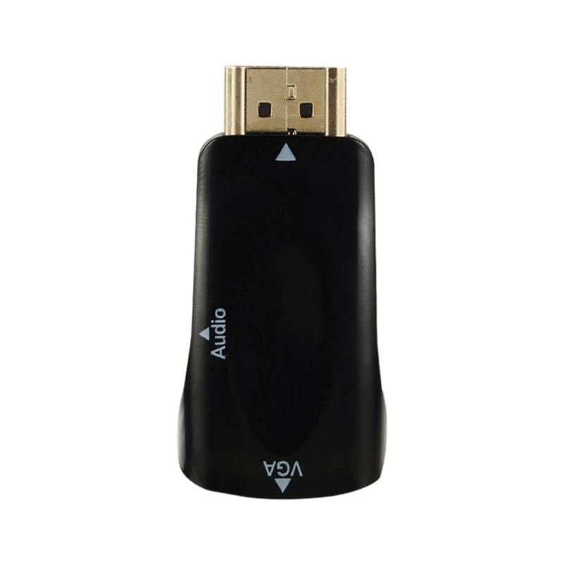 

1080P HDTV to VGA Adapter Converter Output Computer Set Top Box Connector Dongle for Laptop PC Monitor Projector