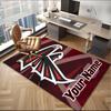Custom Name Rug Atlanta Logo Area Rug Suitable for Indoor And Outdoor,Carpets for Homes, Offices,Living Rooms,Home Decor,Christmas Gift