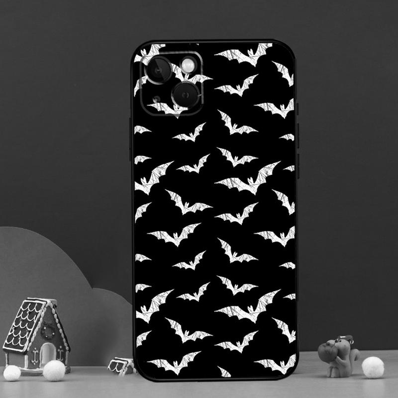Goth Vampire Bat Gothic Phone Case For iPhone 16 15 Pro 11 14 Pro Max 12 13 Mini XS X XR 16 Plus 16e Cover Coque