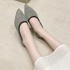 Fashion 2024 Hot Sale Non-slip Shoes for Women Flat with Pointed Toe Solid Color Breathable Mesh Ladies Shoes Zapatos Para Mujeres