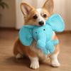 Dog Interactive Plush Toy Indestructible Stuffed Elephant Squeaky Wild Goose Puppy Teething Toy for Aggressive Chewers Stress Anxiety Relief
