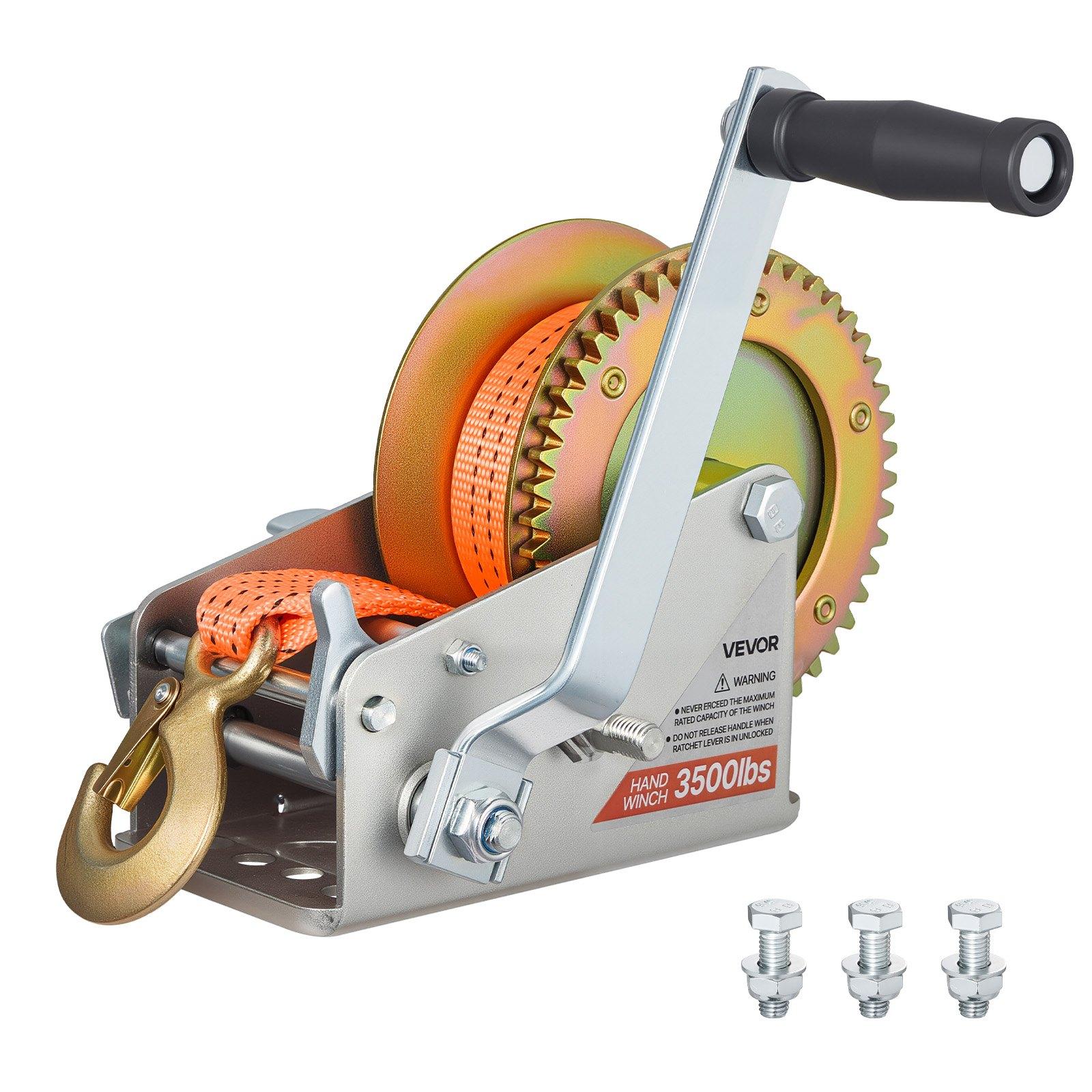 VEVOR Boat Winch, 1588 kg Hand