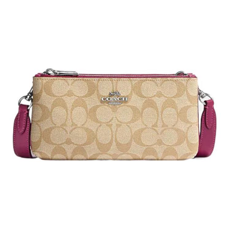 Coach Signature Canvas Nolita 19 Shoulder Bag For Women Daily Use Basic Set (Bag+Dust Bag)