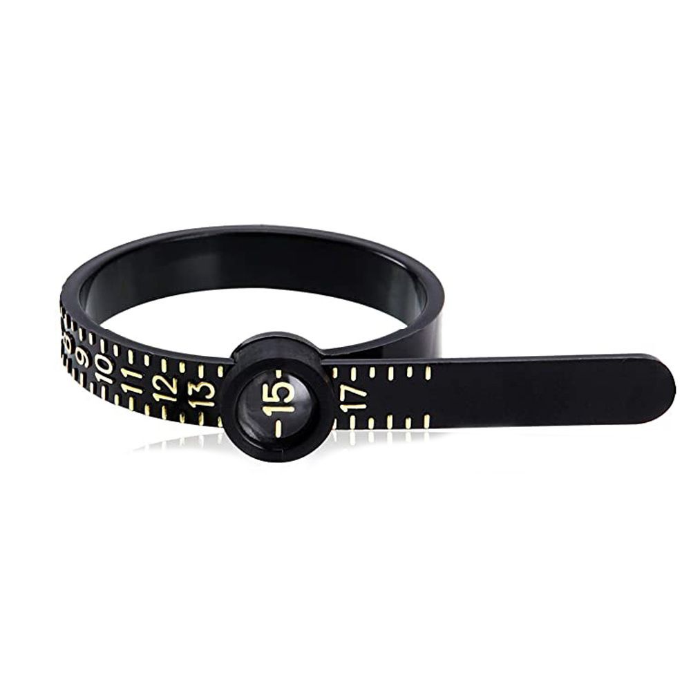 

Men and Womens US Size Sizes 1-17 Genuine Tester Finger Gauge Ring Sizer Measure Wedding Ring Band