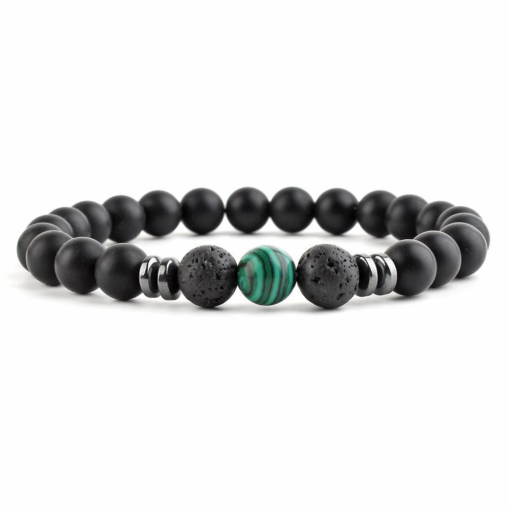 

JYL TS Bracelet Double Layer Braided Design Doubles Blessings And Style malachite mellow абрикос кольору