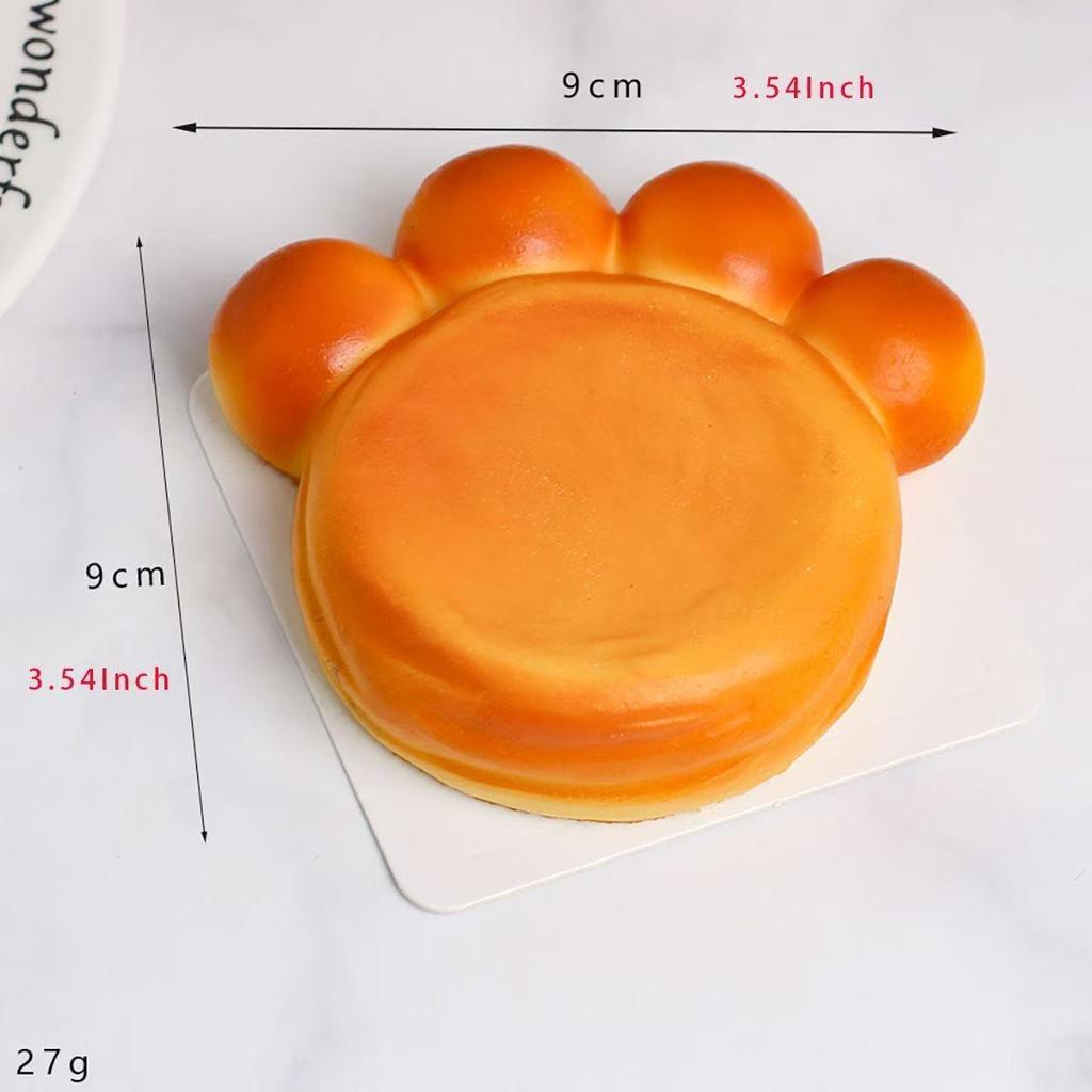 1PCS New Simulation Toast Slow Rebound Decompression Pinch Simulation Bread Holiday Gift Creative Gifts