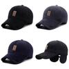 Sports Style Baseball Cap For Men With Fleece Lining Windproof Warmth For Outdoor Activities