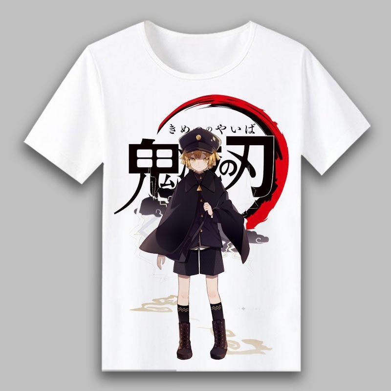 New Product Demon Slayer Blade Stove Door Charcoal Zhilang You Bean My Wife Shanyi Anime Short sleeved Tshirt
