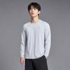 Anta Laufserie Feuchtigkeitsableitend Schnelltrocknend Langarm Strickshirt Frühjahr 2026 T-Shirt Herren Oberteile Frost-Turm-Grau 952615401-2