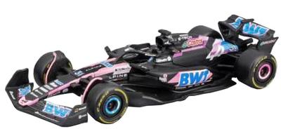 BURAGO 1/43 Scale BWT Alpine F1 Team A524 (2024) No.31 E. Ocon (Window Box) Finished Model BUR38219O