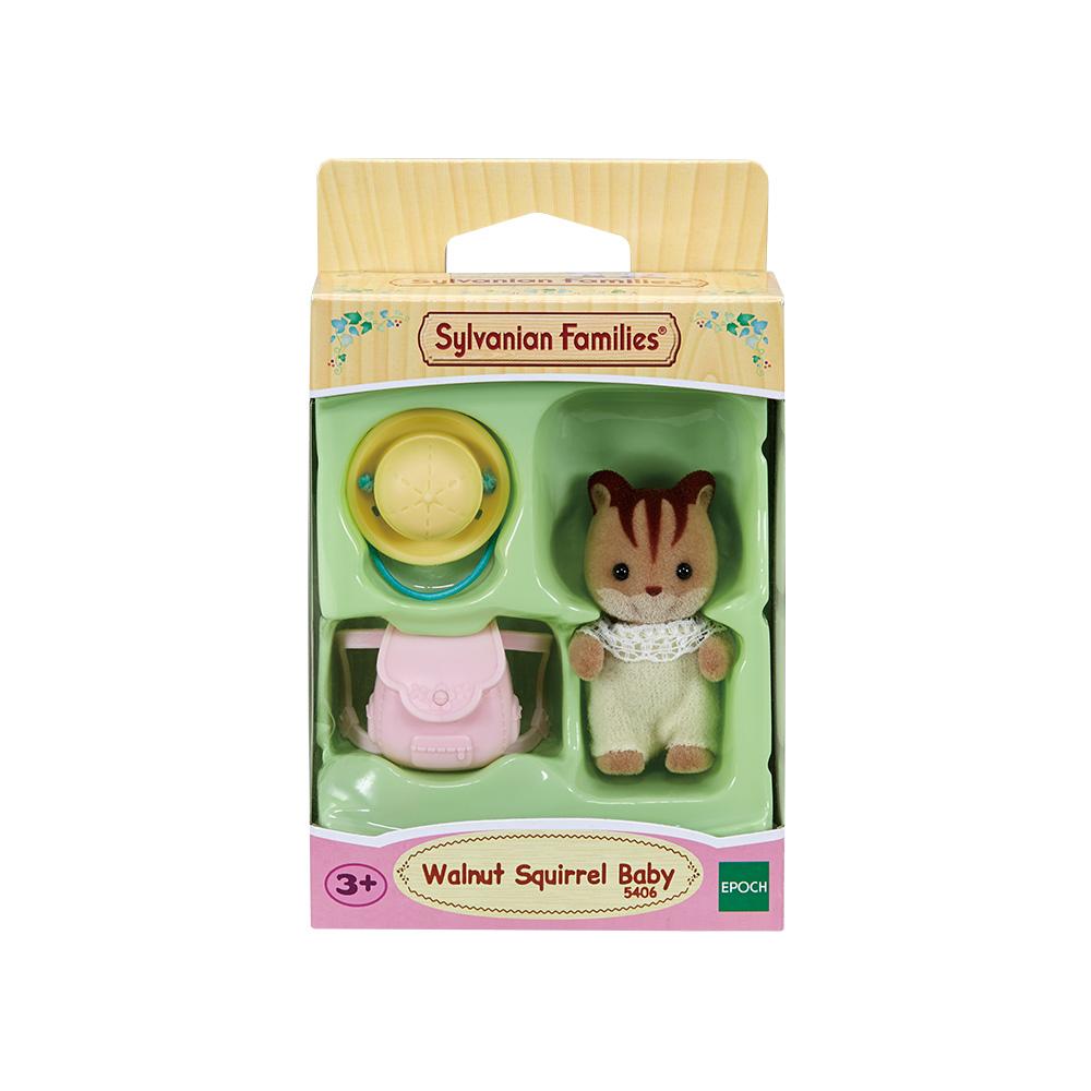 

[toytron] Sylvanian Families Walnut Squirrel Baby Figure - No. 5406