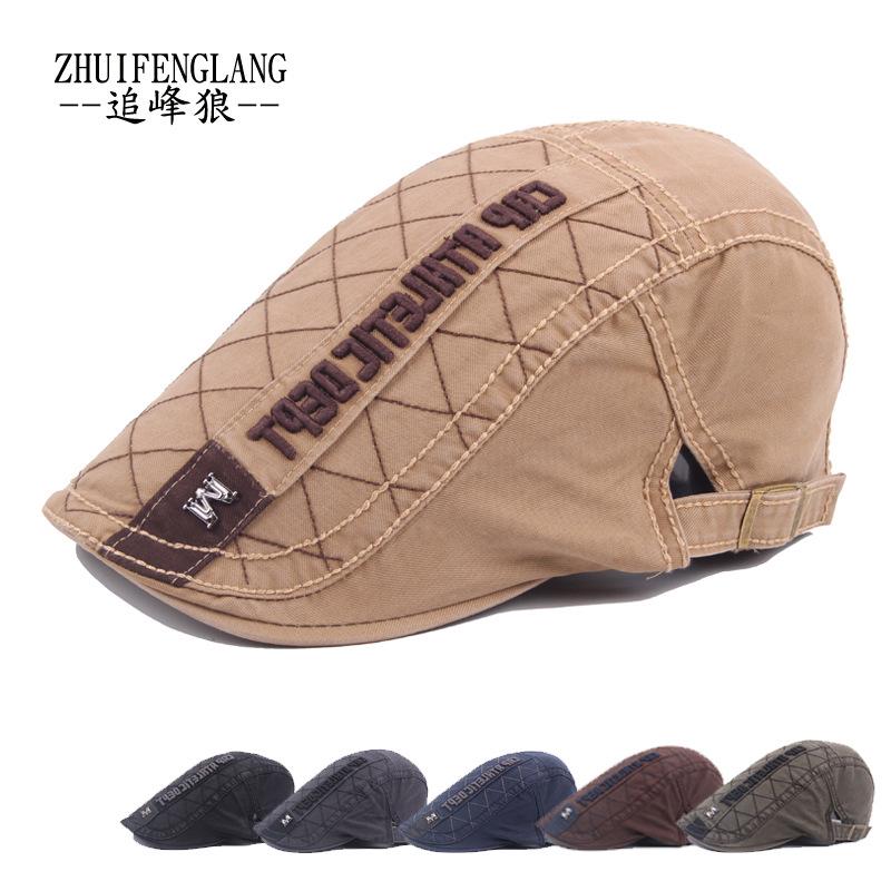 Nuovo Cappello Ricamato Lettera Standard M Primavera ed Estate Berretto da Uomo Cappello Caldo Avanti