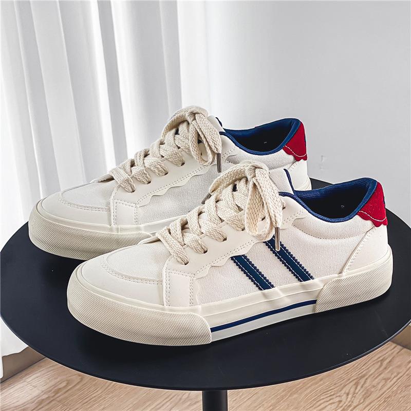 Canvas Men's Shoes Summer Breathable Versatile Niche Design Sense Japanese Casual Board Shoes Junior High School Students Black Sports Tide Shoes