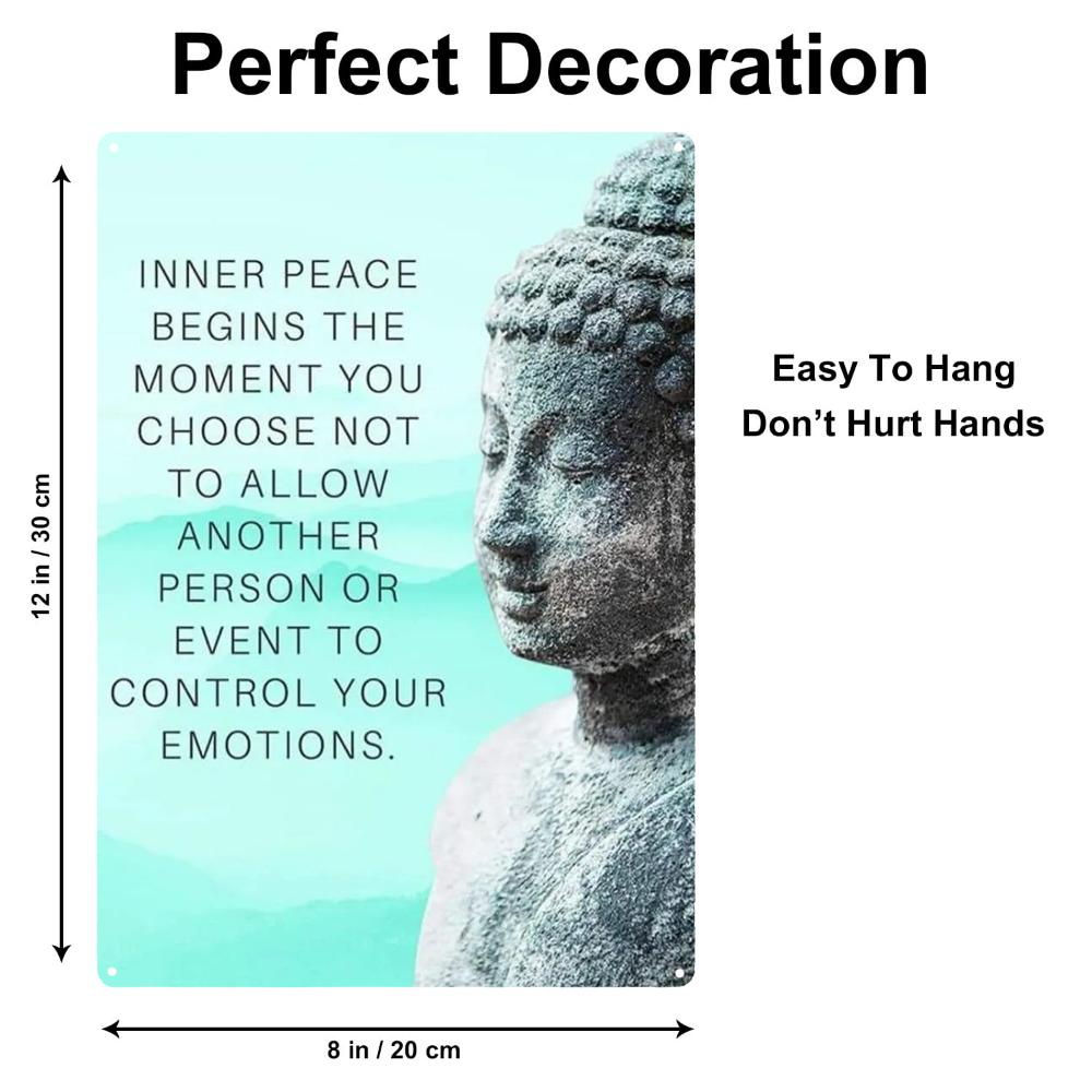 Art Print - Inspirational Motivational Zen Wall Decor for Bathroom, Yoga or Meditation Room Unique Gift for New Age Female Fans