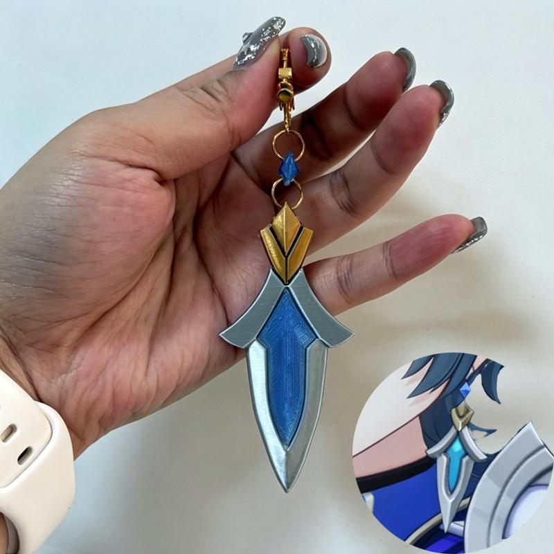 Chic Studio Women's Game Lohen Cosplay Earring Sword Pendant Earstud Earclip Earwear Eardrop Adult Unisex Jewelry Costume Accessory Ornament Prop