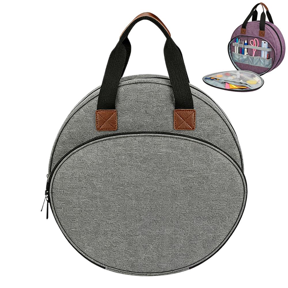Embroidery Thread Bag w/ Handle For Cross Stitch Project Embroidery Supplies Organizer Storage For Embroidery Cross Stitch Tools