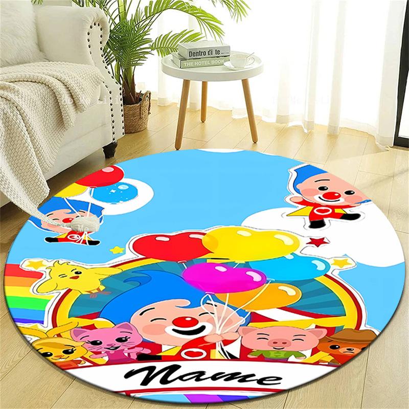 Personalized F-Flim Flim Round Chair Office Rug - Perfect for Mat, Office Chair & More - Ideal Gift for Birthdays and Holidays