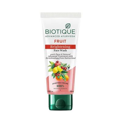 Detergente per frutta: schiarimento della pelle (100 ml), Detergente viso schiarente alla frutta